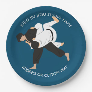 Jiu Jitsu Judo Martial Arts Studio Papieren Bordje