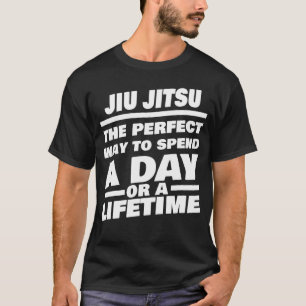 Jiu Jitsu Lifetime Gezegde Jiu Jitsu Fighter T-shirt