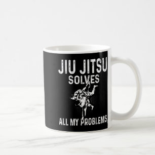 Jiu Jitsu lost problemen op - Grappig Braziliaans Koffiemok