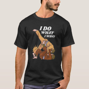 Jiu Jitsu-mannen zijn als Grote Voet, ik doe wat i T-shirt