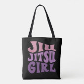Jiu Jitsu Meisje Martial Arts Grappig Gift Draagtas (Achterkant)