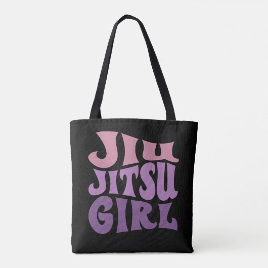 Jiu Jitsu Meisje Martial Arts Grappig Gift Draagtas (Achterkant)