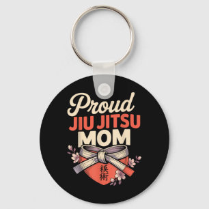 Jiu Jitsu Moeder Moeder Retro Vintage Trots Jiu Ji Sleutelhanger