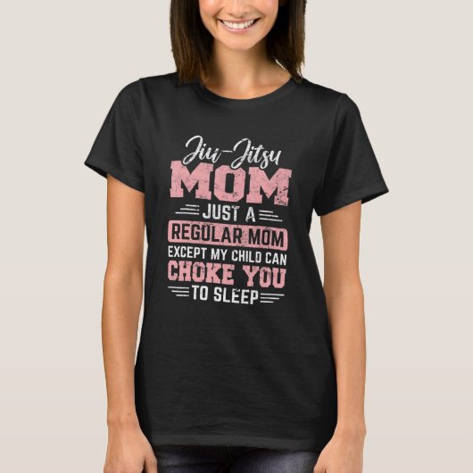 Jiu Jitsu Moms Mother Brazilian BJJ Mom Grappling T-shirt (Voorkant)