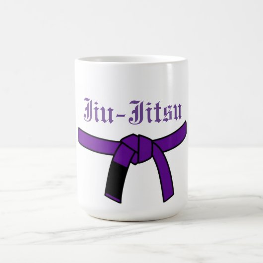 Jiu-Jitsu Paarse Belt cup Koffiemok (Center)