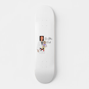 Jiu Jitsu Pap Aangepaste foto's en handgeschreven Skateboard