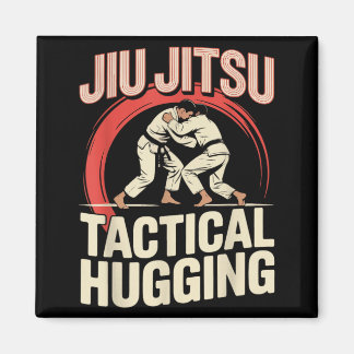 Jiu Jitsu Retro Vintage Jiu Jitsu Tactical Knuffel Magneet