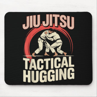 Jiu Jitsu Retro Vintage Jiu Jitsu Tactisch Knuffel Muismat