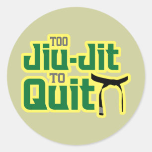 Jiu-Jitsu Ronde Sticker
