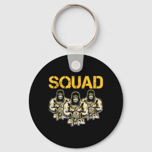 Jiu-Jitsu Squad Gorilla Team Grappig Grappling Sleutelhanger