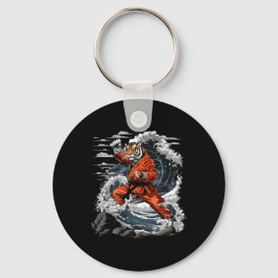 Jiu-jitsu Tijger Kung Fu Taekwondo Kickboksen Mart Sleutelhanger