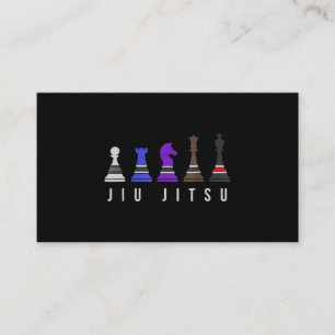 jiu jitsu    trainingschess , gift bjj met tekst . visitekaartje
