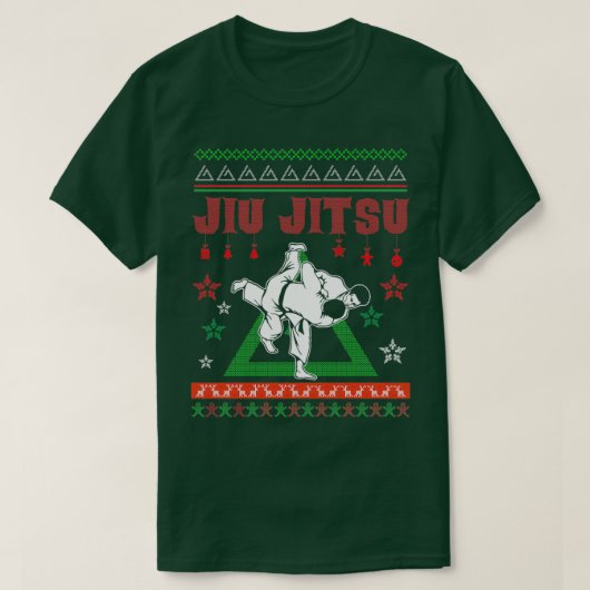 Jiu Jitsu Ugly KerstSweater 1 T-shirt (Design voorkant)
