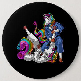 Jiu-Jitsu Unicorns Ronde Button 6,0 Cm