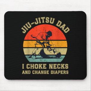 Jiu Jitsu Vader Wurgt Nekken En Verwisselt Luiers Muismat