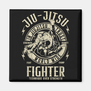 JIU Jitsu-vechter Funny BJJ T Brazilian Jiu Jitsu Magneet