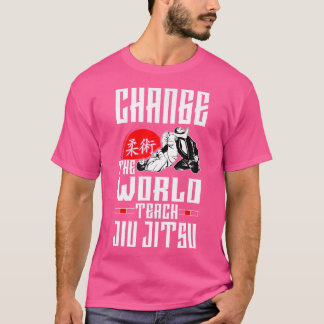 Jiu Jitsu Verander de wereld Leer Jiu Jitsu T-shirt