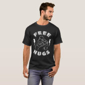 JIU JITSU VOOR BEESTEN GRATIS HUGS CHOKE BJJ T-SHIRT (Voorkant volledig)