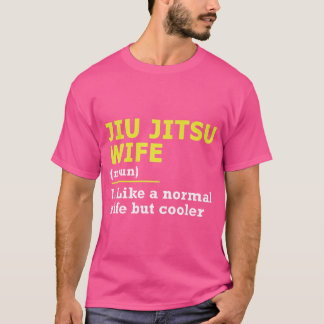 Jiu Jitsu Wife Definitie T-shirt
