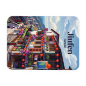 Jiufen Taiwan is already in a mix of languages. As Magneet (Horizontaal)