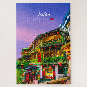 Jiufen, Taiwan - Oude Theesalon Legpuzzel