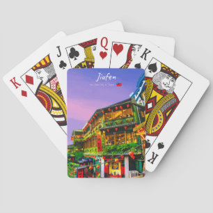 Jiufen, Taiwan - Oude Theesalon Pokerkaarten