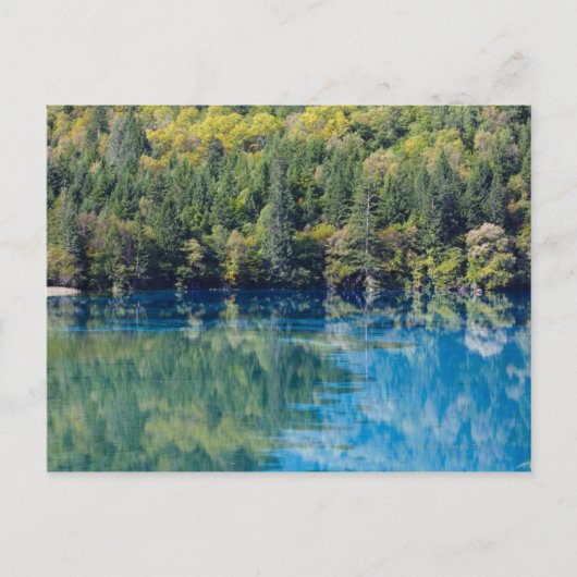 Jiuzhaigou Briefkaart (Voorkant)