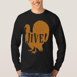 Jive Thanksgiving kalkoendag familie 70's T-shirt