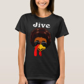 Jive Thanksgiving Turkey Day Funny Family Costume T-shirt (Voorkant)