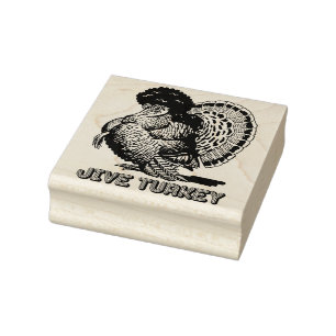 Jive Turkey Rubber Stamp Rubberstempel