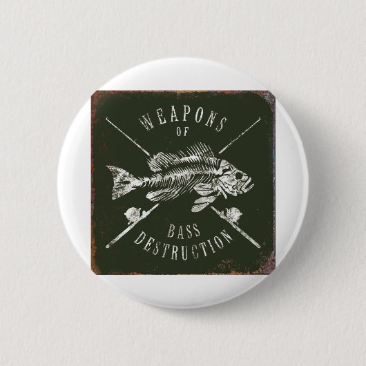 JJ56 Weapons of Bass.tif Ronde Button 5,7 Cm (Voorkant)