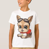 JJ Flying with/ Logo on Back Youth T-Shirt (Devant)