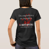 JJ Graves Mysteries T-Shirt (Achterkant)