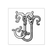 JJ Initiales JJ Monogramme Mariage de tampon d'enc (Impression)