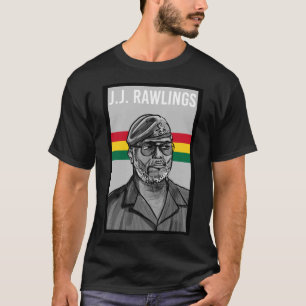 JJ Rawlings Ghana dessin T-shirt classique