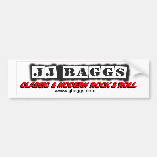 jjbaggs1 bumpersticker (Voorkant)