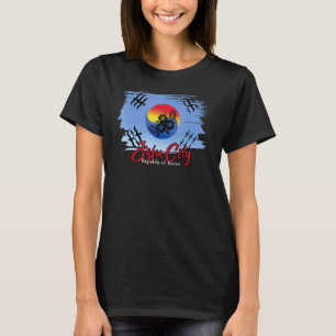 Jju City Republic of Korea South Korea Artistic K T-shirt