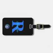 JK 2023 Bagagelabel dubbelzijdig monogram (Voorkant horizontaal)