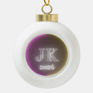 JK 2026 Keramische Kerstbalornament Bal Ornament