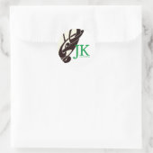 JK Collectie Classic Round Sticker (Tas)