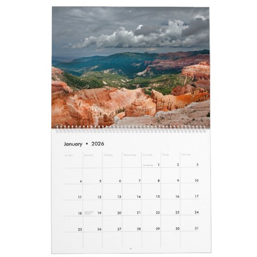 JK Day Photography 2013 Calendrier (Jan 2026)