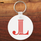 JL Button Sleutelhanger (Voorkant)