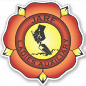 JLA logo vinyl sticker FY 4" (Voorkant)