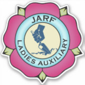 JLA logo vinyl sticker HS 4" (Voorkant)