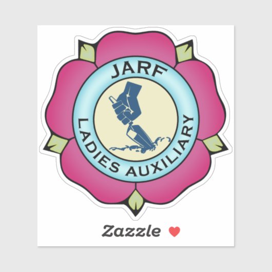 JLA logo vinyl sticker HS 4" (Vel)