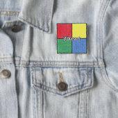 Jlikeart logo vierkante button 5,1 cm (In situ)