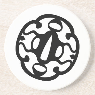 JMAC Sandstone-Onderzetter - zwart Zandsteen Onderzetter