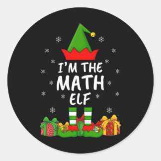 Jmas Familie komt overeen met grappigheid Ik ben d Ronde Sticker