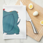 JMCdesign Blue Rhino Kitchen Towels Theedoek (Quarter Fold)