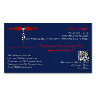 JML Communications Business Magnetisch Visitekaartje